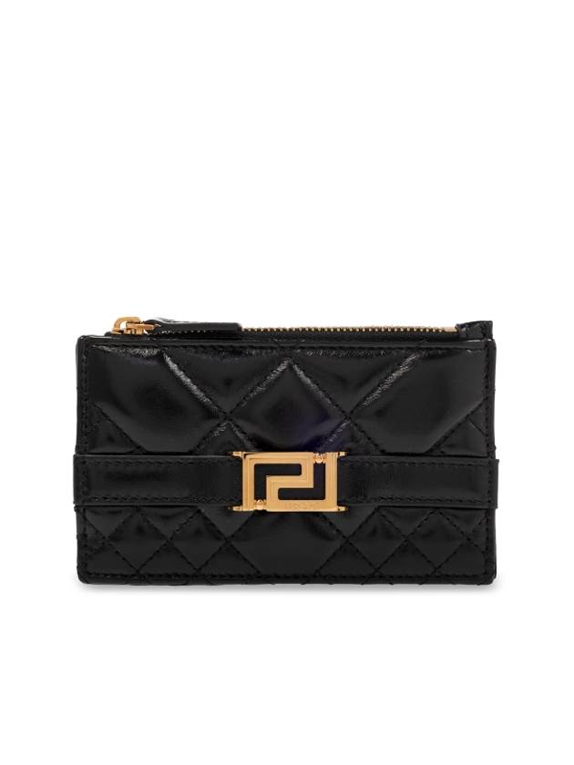 Greca Goddess Zip Card Wallet Black - VERSACE - BALAAN 2