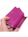 Saffiano Logo Trunk Bicycle Wallet Purple - MARNI - BALAAN.