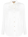 Cotton Shirt White - GUCCI - BALAAN 2