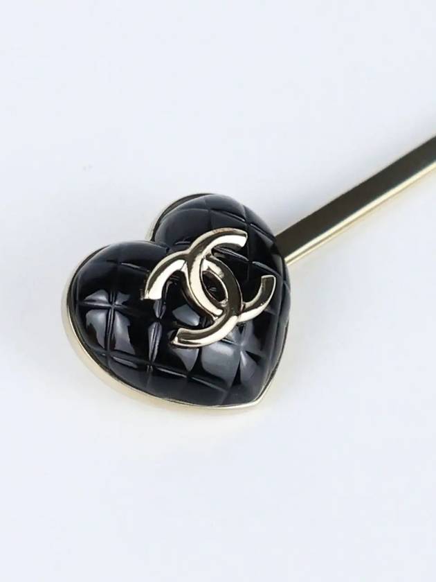 CC logo heart hairpin AB9741 - CHANEL - BALAAN 3