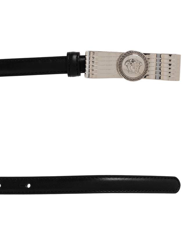 Versace Leather Belt, Women's, Black - VERSACE - BALAAN 4