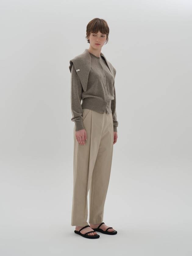 belted round pants ash khaki - JUN BY JUN K - BALAAN 3