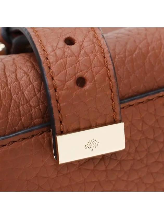 Alexa Heavy Grain Mini Tote Bag Chestnut - MULBERRY - BALAAN 9