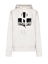 Mansel Cotton Hoodie Ecru - ISABEL MARANT - BALAAN 2