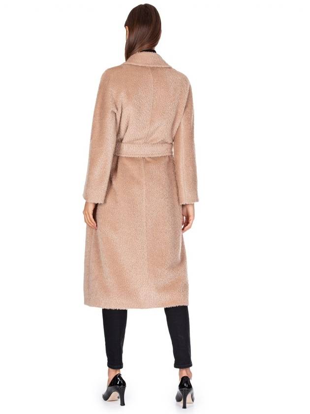 Genarca Alpaca Wool Single Coat Beige - MAX MARA - BALAAN 8