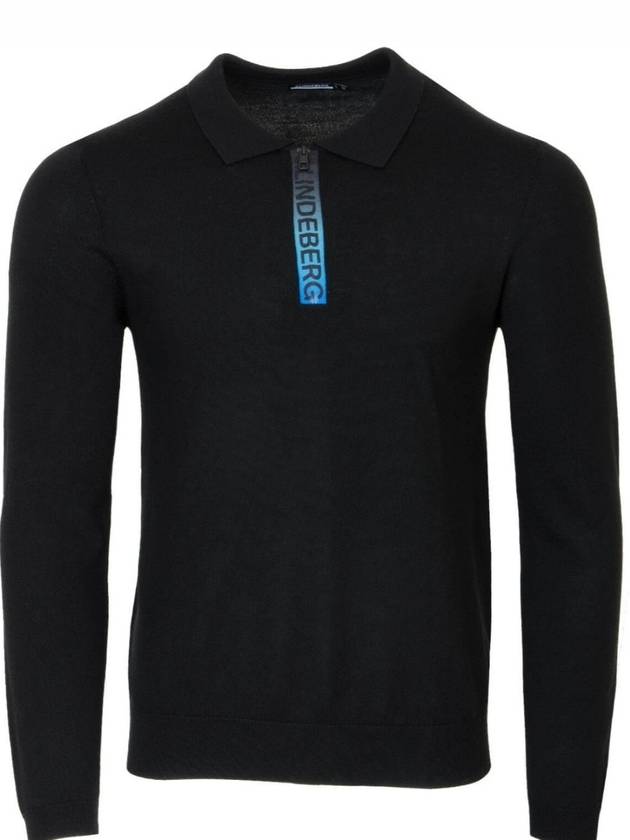 Merino Wool Arran Zipper Golf Knit Sweater - J.LINDEBERG - BALAAN 3