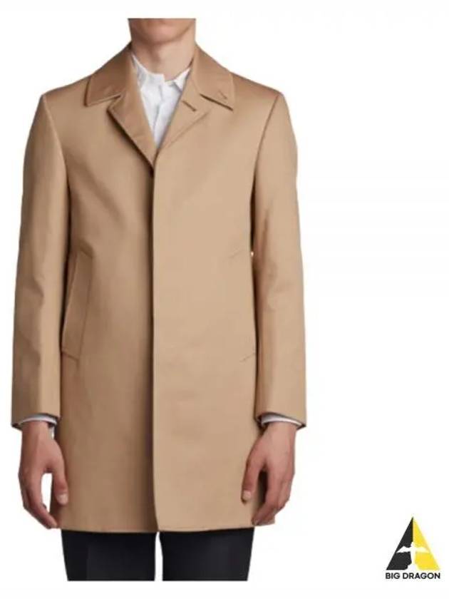 Men's Mackintosh Bal Collar Classic Single Coat Khaki - THOM BROWNE - BALAAN 2