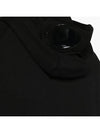 Diagonal Raised Fleece Goggle Hooded Jacket Black - CP COMPANY - BALAAN 6