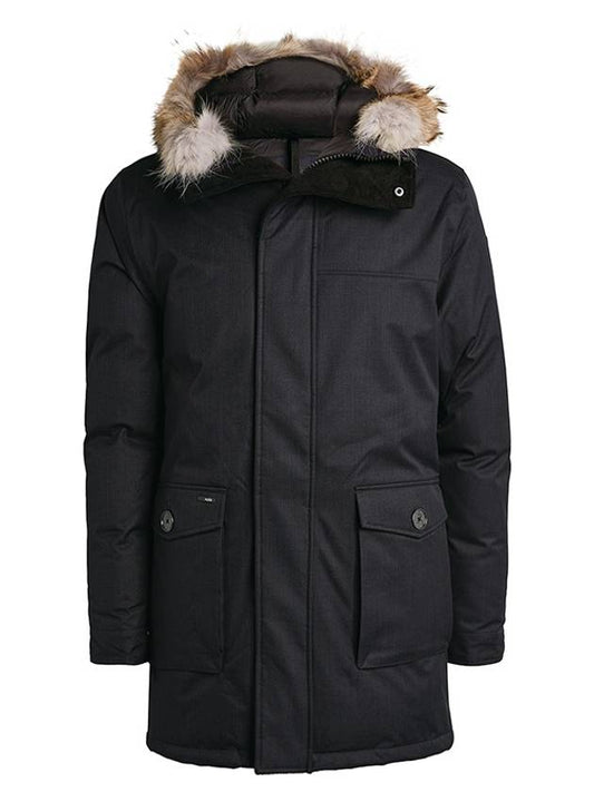 23FW Men's Yves Parka Black YVES BLACK STK - NOBIS - BALAAN 1