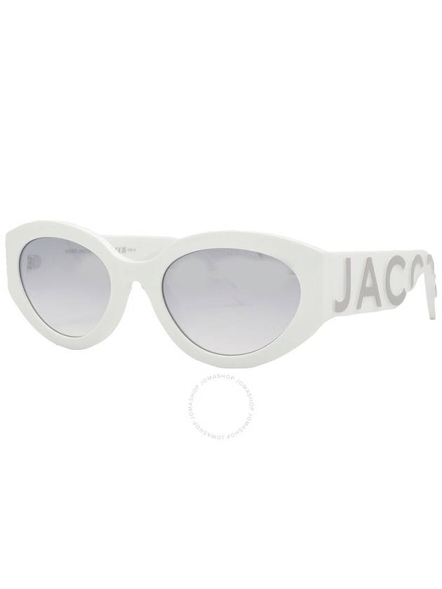 Marc Jacobs Grey Mirrorshade Silver Cat Eye Ladies Sunglasses MARC 694/G/S 0HYM/IC 54 - MARC JACOBS - BALAAN 2