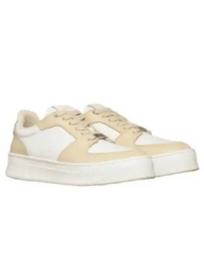 New Lace-Up Arcade Low-Top Sneakers Sand White - AMI - BALAAN 2