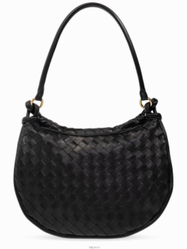 Intrecciato Gemelli Medium Tote Bag Black - BOTTEGA VENETA - BALAAN 7