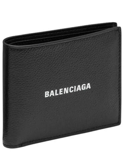 Cash Square Folded Wallet Black - BALENCIAGA - BALAAN 2