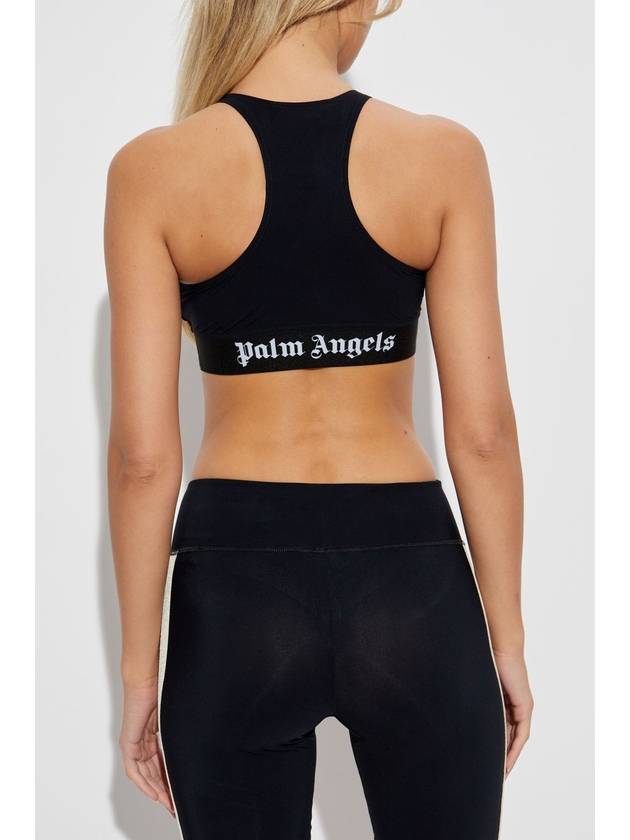 Palm Angels Sports Bra, Women's, Black - PALM ANGELS - BALAAN 4