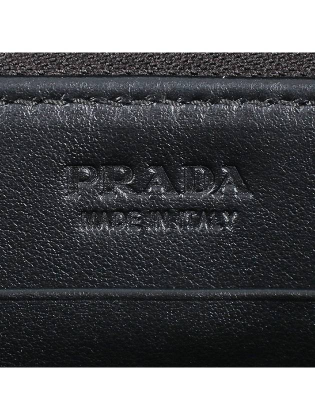 Triangular logo cross bag black - PRADA - BALAAN 11