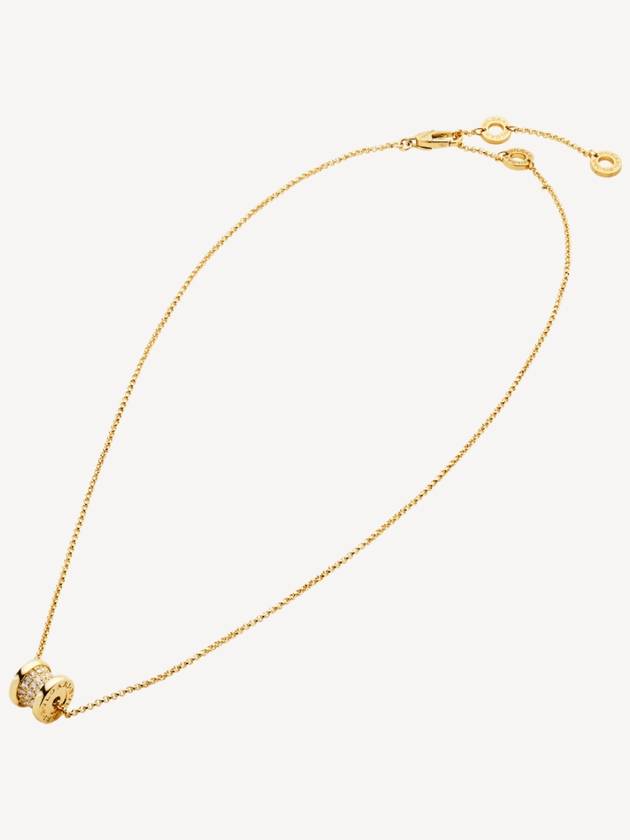 BZero1 Necklace Yellow Gold Diamond Pave Women’s Necklace - BVLGARI - BALAAN 2