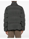 Garment Dyed Crinkle Reps Down Padding Grey - STONE ISLAND - BALAAN 4