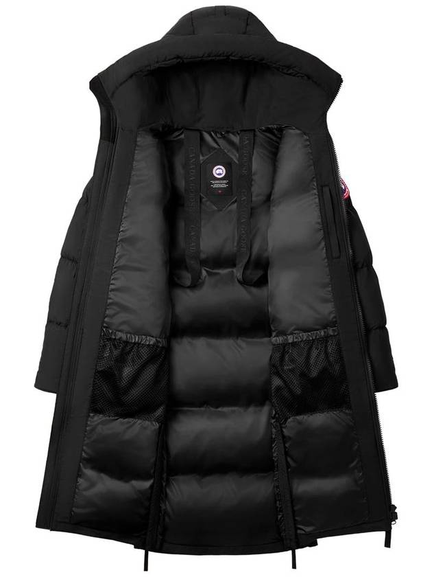 Lawrence Puffer Long Padding Black - CANADA GOOSE - BALAAN 3