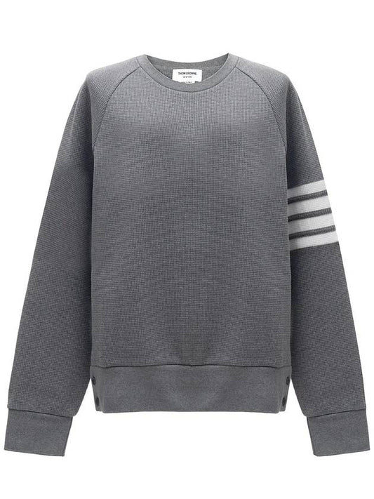 4 Bar Stripe Sweatshirt Grey - THOM BROWNE - BALAAN 2