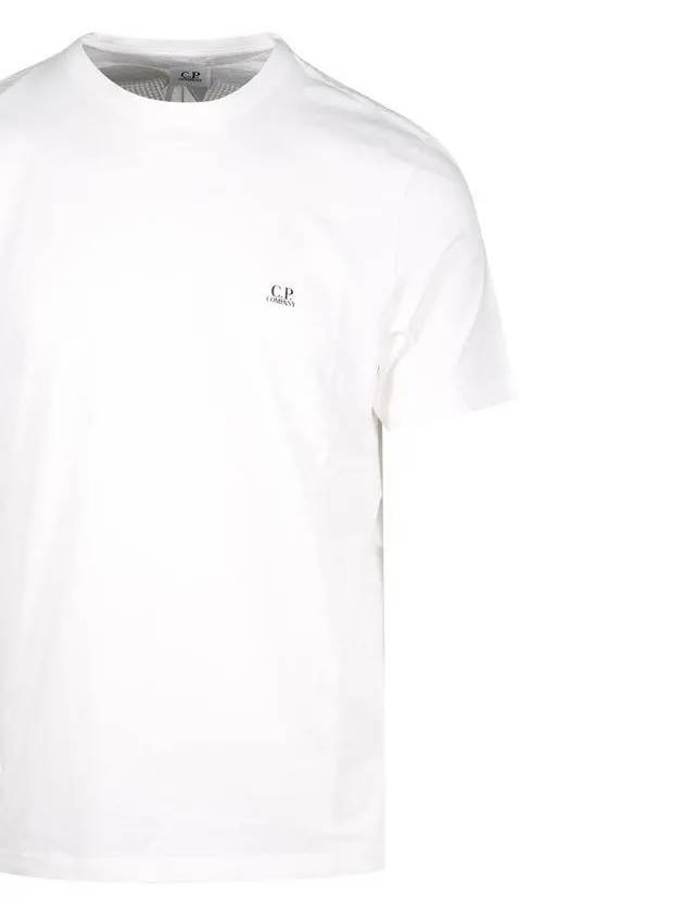 30/1 Jersey Goggle Short Sleeve T-Shirt White - CP COMPANY - BALAAN 4