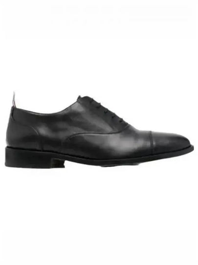 Vitello Caprether Cap Toe Oxford Black - THOM BROWNE - BALAAN 2