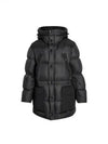 Logo Applique Nylon Puffer Coat Black - BURBERRY - BALAAN 2