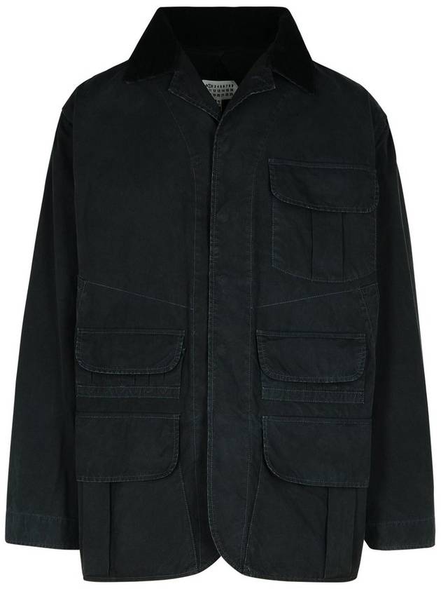 Wax Cotton Jacket Black - MAISON MARGIELA - BALAAN 1