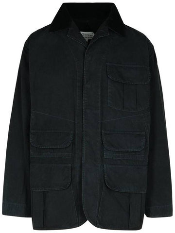 Wax Cotton Jacket Black - MAISON MARGIELA - BALAAN 1