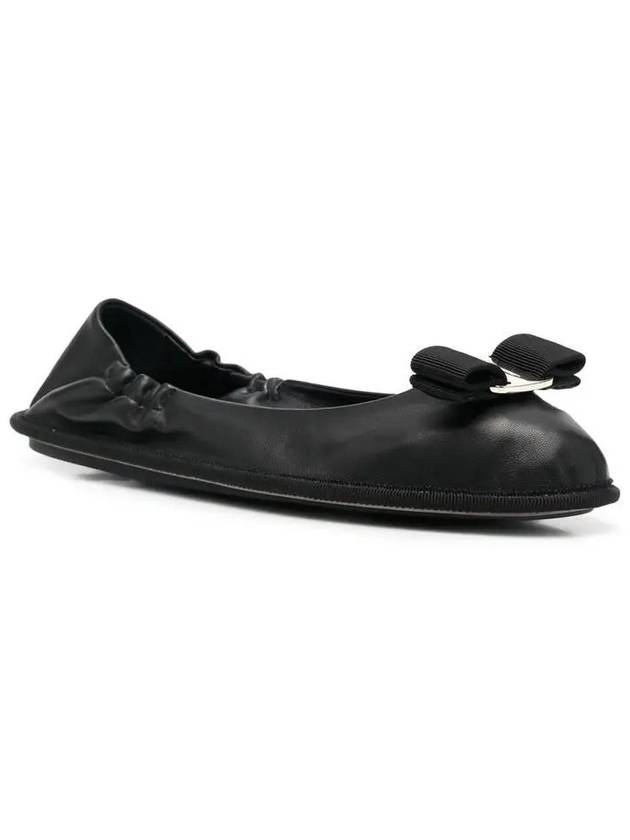 VARINA VOY Flat Shoes Black 0756654 - SALVATORE FERRAGAMO - BALAAN 1