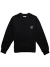 Women's Back Logo Crew Neck Sweatshirt Sweatshirt Black M233TS27715B - WOOYOUNGMI - BALAAN 1