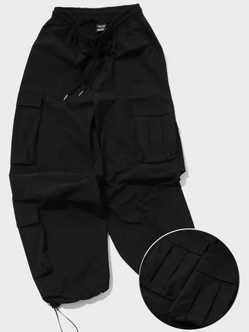 4 POCKET OVER CARGO PANTS BLACK - CPGN STUDIO - BALAAN 1