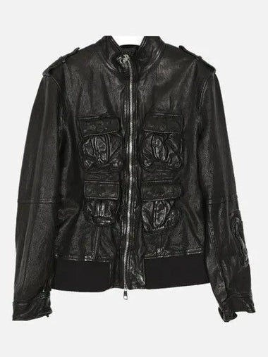 Pocket Skinny Men s Leather Jacket PBPE469T E701T 01 270740 1042923 - NEIL BARRETT - BALAAN 1