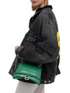 Hourglass Crocodile Small Tote Bag Green - BALENCIAGA - BALAAN 8