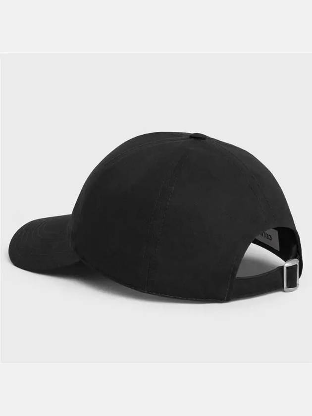 Initial C Patch Cotton Ball Cap Black - CELINE - BALAAN 5