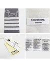 Hector Icon 4 Bar Silk Knit Tie Light Grey - THOM BROWNE - BALAAN 7