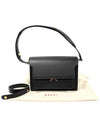 SBMPN09NO1 Matte Black Smooth Calfskin Gold Trunk Medium Shoulder Bag - MARNI - BALAAN 2