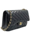 Women s Chanel A58600 Black Lambskin Gold Chain Classic Jumbo Two Flap Shoulder Bag 17th gt Gangbuk used luxury goods - CHANEL - BALAAN 3