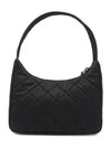 Nylon Quilted Hobo Tote Bag Black - PRADA - BALAAN 3