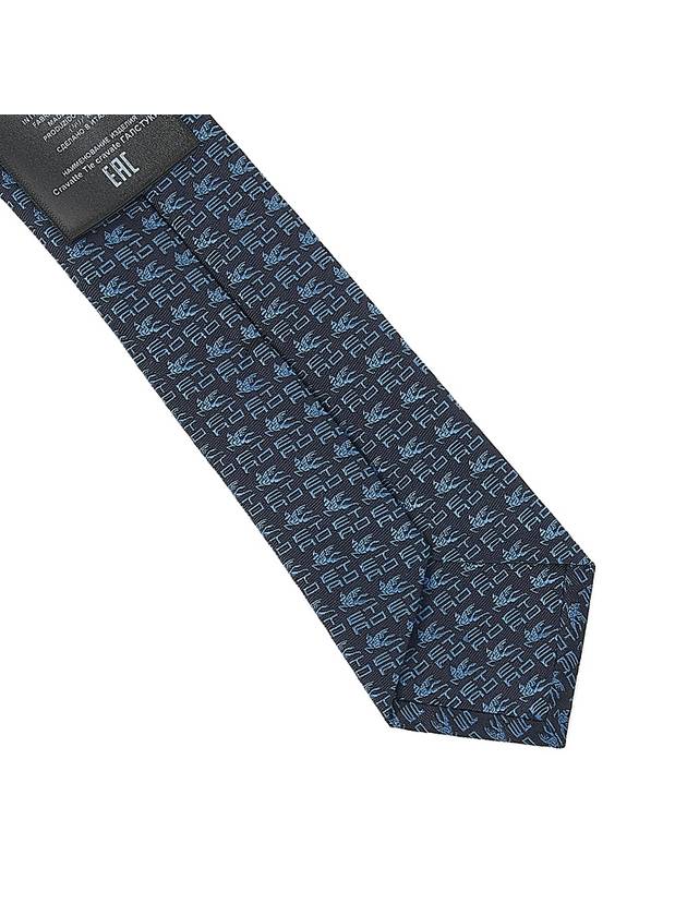 Logo print silk tie 10550 3005 200 - ETRO - BALAAN 7