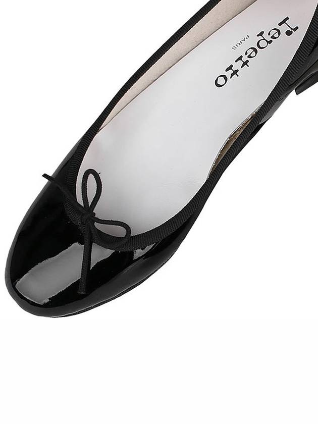 Women's Cendrillon Leather Ballerinas Flat Black - REPETTO - BALAAN 8