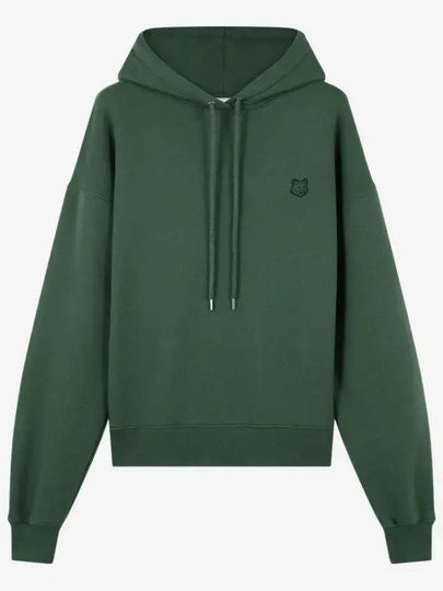 Bold Head Fox Patch Comfort Hooded Bottle Green - MAISON KITSUNE - BALAAN 2