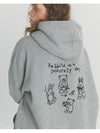 Rabbit Leslie Embroidered Hoodie Gray - CPGN STUDIO - BALAAN 3