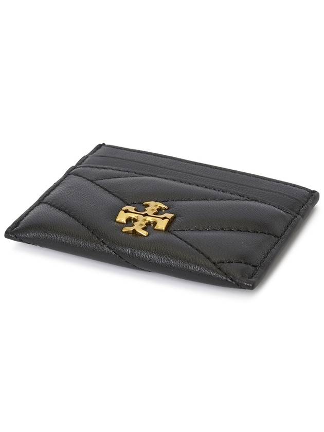 Kira Chevron Logo Card Wallet Black - TORY BURCH - BALAAN 4