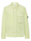 Chrome-R Pocket Over Long Sleeve Shirt Green - CP COMPANY - BALAAN 3