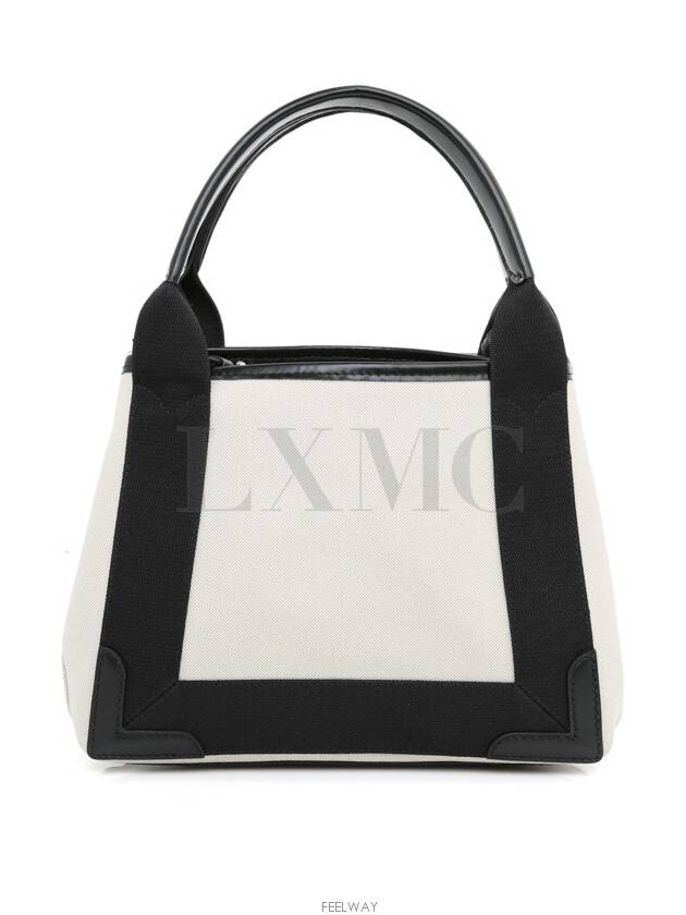 Cabas XS Canvas Leather Tote 390346 Cross Bag - BALENCIAGA - BALAAN 4