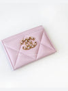 19 Nineteen Card Holder Pink Gold Lambskin AP1167 B04852 NW780 - CHANEL - BALAAN 7