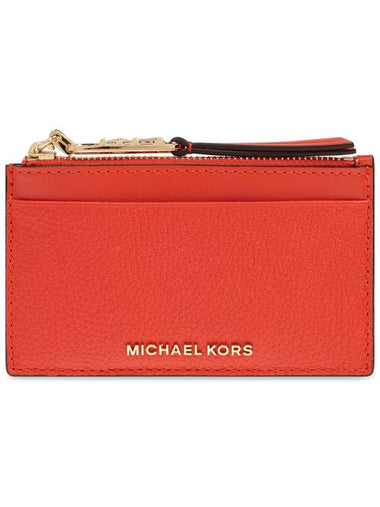 Michael Michael Kors Card Case Empire, Women's, Red - MICHAEL KORS - BALAAN 1