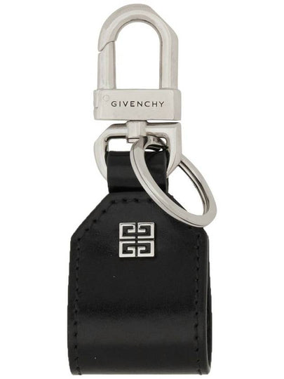 4G logo leather key holder black - GIVENCHY - BALAAN 2