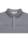 Men s logo embroidery point t shirt 9014GXSP GREY - BLACK&WHITE - BALAAN 3