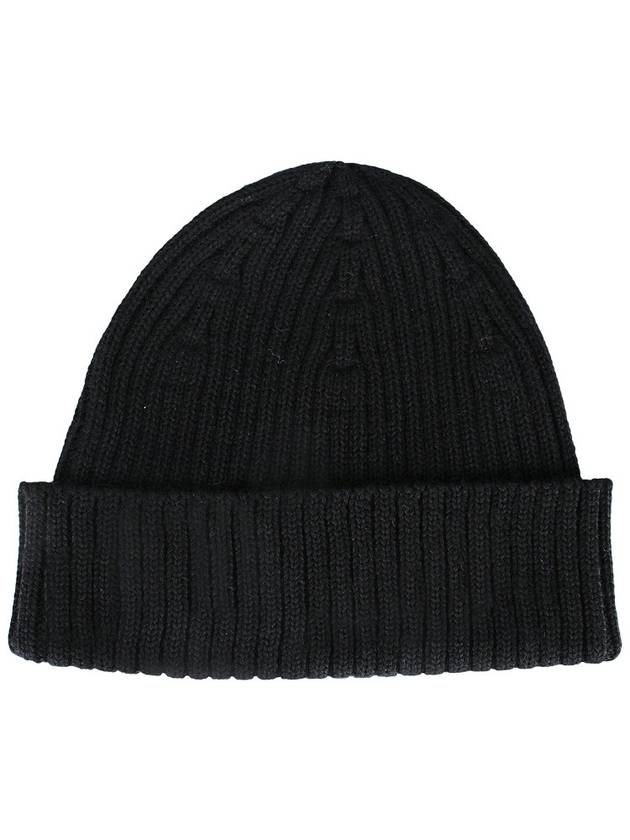 Wool Fox Head Beanie Black - MAISON KITSUNE - BALAAN 4